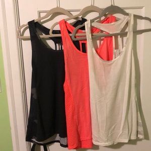 Under armor racer back tanks